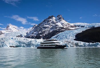 Cruise Ship in Chile Patagonia