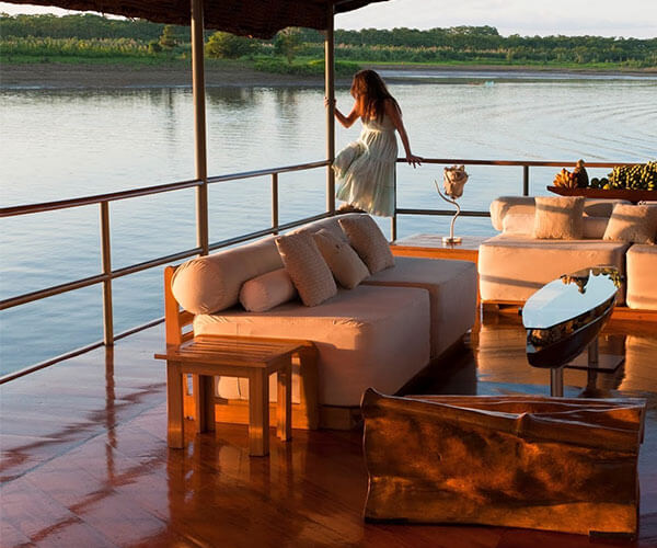 relaxing outdoor living on amazon cruise